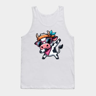 Dabbing Cow Tank Top